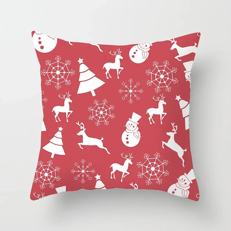 Axyaa Santa Claus Polyester Throw Pillow Case 45X45CM