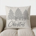 Axyaa Snowflakes Christmas Throw Pillow Cover for Sofa, Bedroom, Car.