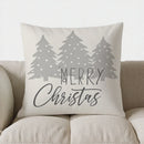 Axyaa Snowflakes Christmas Throw Pillow Cover for Sofa, Bedroom, Car.