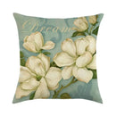 Axyaa Floral Linen Pillowcase 45x45cm