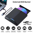 Axyaa USB 3.0 Type C External CD Player DVD Burner Reader for PC Laptop