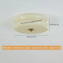 Axyaa White Yellow Glass Led Ceiling Chandelier Modern Vintage Retro Pendant Lights