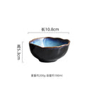 Axyaa Flame-Killed Ceramic Soup Pasta Salad Serving Bowls Set
