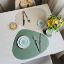 Axyaa Gift Placemats & Coasters Set: Round & Oval Modern Kitchen Dining Table Mats