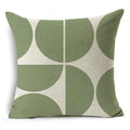 Axyaa Green Floral Pattern Cushion Cover for Home Sofa Car Decor