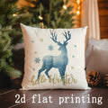 Axyaa Winter Animal Pattern Throw Pillows - Sofa Bedroom Car Cushion Cover
