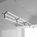 Axyaa Steel Bar LED Pendant Lights - Minimalistic Acrylic Dining Room Fixture