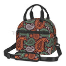 Axyaa Paisley Pattern Lunch Bag: Waterproof, Insulated, Reusable, Thermal Tote