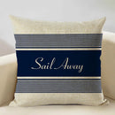 Axyaa Marine Cotton Fish Cushion Cover 45x45CM Square Home Decor Pillow Case