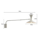 Axyaa Minimalist Iron LED Wall Lamp Rotatable Reading Light Home Decor Lighting