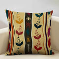 Axyaa Ethnic Style Linen Cushion Cover 45x45cm for Home Sofa Car Decoration