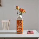 Axyaa Orange Fruit Ceramic Floral Fixtures for Stylish Living Room Décor