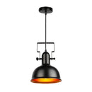 Axyaa Industrial Pendant Light: Retro Iron Hanging Lamp for Home Decor