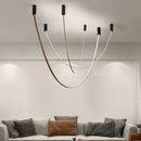 Axyaa Soft Silicone Belt Pendant Lamp for Loft Living with LED Luminaires