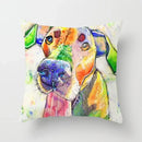 Axyaa Cute Dog Pattern Pillowcase Cover 45x45cm for Kids Room & Living Sofa Decor