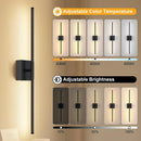 Axyaa Rotatable LED Wall Sconce with Remote Control & Dimmable Touch Switch