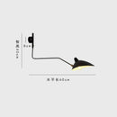 Axyaa Industrial Style Rocker Arm Wall Lamp with Open Teeth and Claws