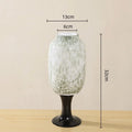 Axyaa Glass Vase with Dot Texture - Senior Art Bottle for Home Decoration