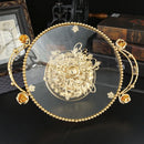 Axyaa Glass Fruit Tray: American Light Luxury Home Decor for Coffee Table