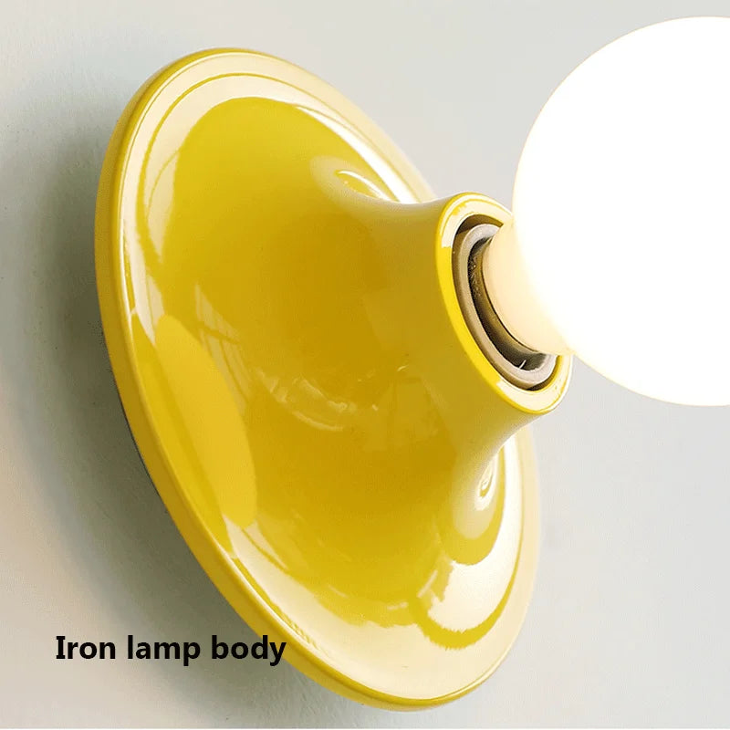 Axyaa Vintage Retro Nostalgic Wall Lamp Bedside Sconces