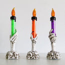 Axyaa Skeleton Ghost Hands LED Light Candle for Halloween Haunted Decor