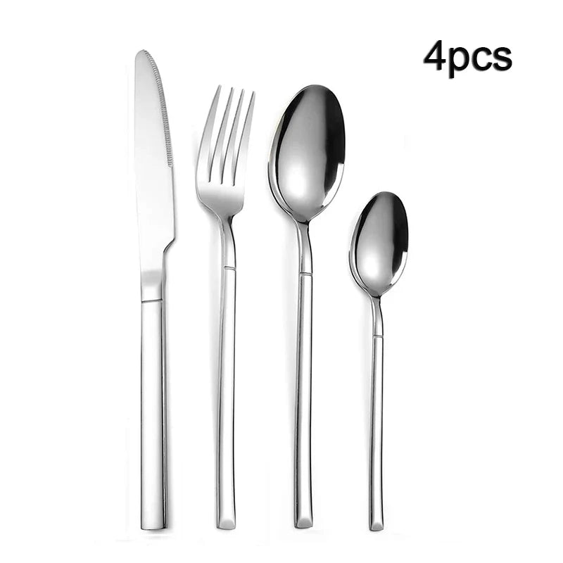 Axyaa Stainless Steel Cutlery Set - Perfect for Dinner Parties and Restaurants