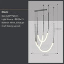 Axyaa LED Chandelier Pendant Light for Modern Art Restaurant Bar Counter.