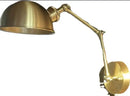 Axyaa Nordic Copper Wall Lamp Sconce Pull Chain Switch Indoor Lighting Bedroom Mirror Stair Light