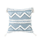 Geometric Tufted Tassel Pillow Covers for Home Decor by Axyaa
