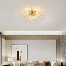 Axyaa Nordic Dandelion Crystal Ceiling Light for Romantic Home Décor