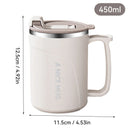 Axyaa Stainless Steel Insulated Coffee Mug 450ML Double-layer Thermos Cup