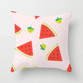Axyaa Cartoon Watermelon Banana Print Seat Cushion Cover