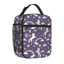 Axyaa Cartoon Unicorn Lunch Bag | Insulated Thermal Tote for Women Girls