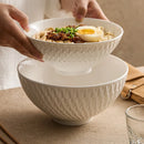 Axyaa Modern Ceramic Noodle Soup Bowl, Premium Quality Large Tableware