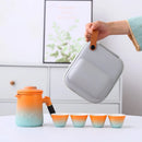 Axyaa Ceramic Travel Tea Set Quick Guest Cup Portable Tea Cup