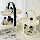 Axyaa 2-Tier Perfume & Cosmetics Organizer Tray for Desktop Dressing Table
