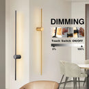 Axyaa Copper Black LED Wall Sconces Touch Dimmable Lighting Fixtures 8w-20w