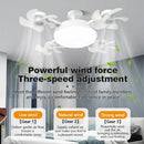 Axyaa Drone-Shaped Ceiling Fan Light with Remote Control and LED Dimming