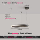 Axyaa Modern Ring Chandelier for Living Room, Bedroom, Study, Restaurant