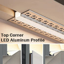 Axyaa LED Aluminum Profile for Corner Ceiling Recessed Lighting Decoration