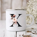Enamel Creative Coffee Cups Vintage Design by Axyaa