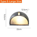 Axyaa Industrial Outdoor LED Wall Lamp | Waterproof IP65 French Retro Style