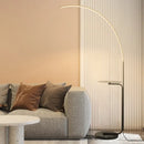 Axyaa Fishing Floor Lamp with Integrated Storage Rack