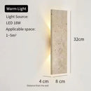 Axyaa Waterproof Natural Stone Wall Lights 18W LED Bedroom Outdoor Lighting