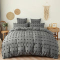 Axyaa Furball Double Bed Duvet Set - 220x240 King Size Bedding & Pillow Case