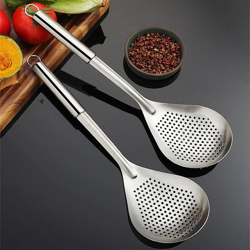 Axyaa Stainless Steel Hot Pot Colander Spoon for Efficient Cooking