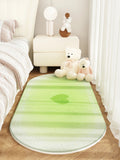 Axyaa Love Pattern Gradient Color Soft Rug – Valentine's Day Bedroom Carpet