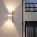 Axyaa Outdoor Cube Wall Light - Waterproof Modern Sconce for Garden and Porch