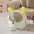 Axyaa Bunny Ear Desktop Storage Box Organizer for Toys & Hair Accessories