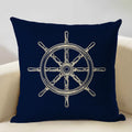 Axyaa Marine Cotton Fish Cushion Cover 45x45CM Square Home Decor Pillow Case